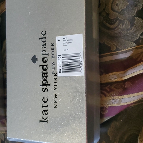 Kate spade new boxed zipper large slim cardholder glitz gold new this one sealed - Picture 7 of 7
